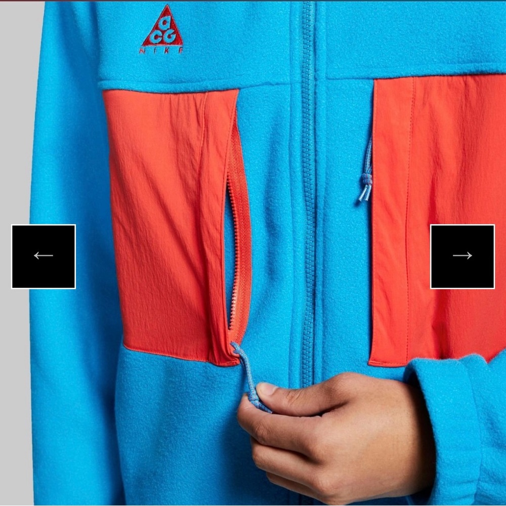 Nike ACG Fleece Colorblock Jacket - Picture 10 of 11